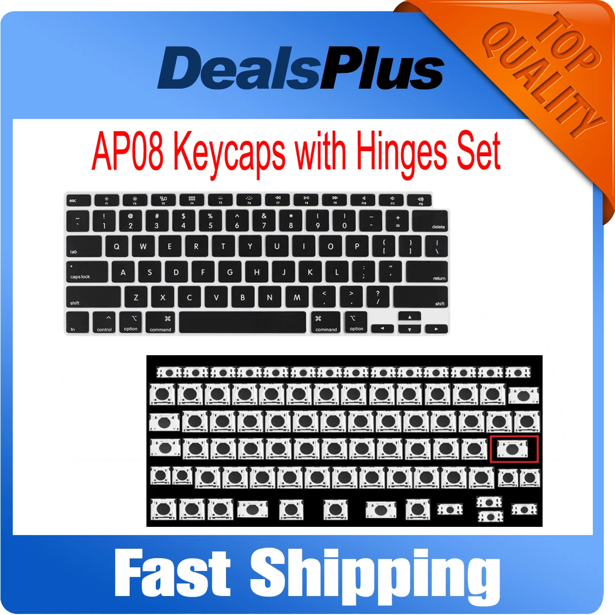 New AP08 Keycap Keys with Hinge Scissor Clip Set For Macbook Air Pro Retina A1369 A1466 A1425 A1502 A1398
