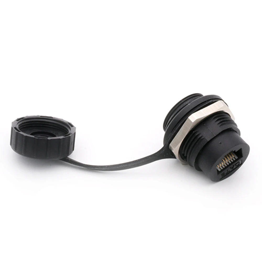 4 шт. RJ45 CAT.6 D-Type сетевой разъем женские розетки 8P8C водонепроницаемый кабель Ethernet LAN