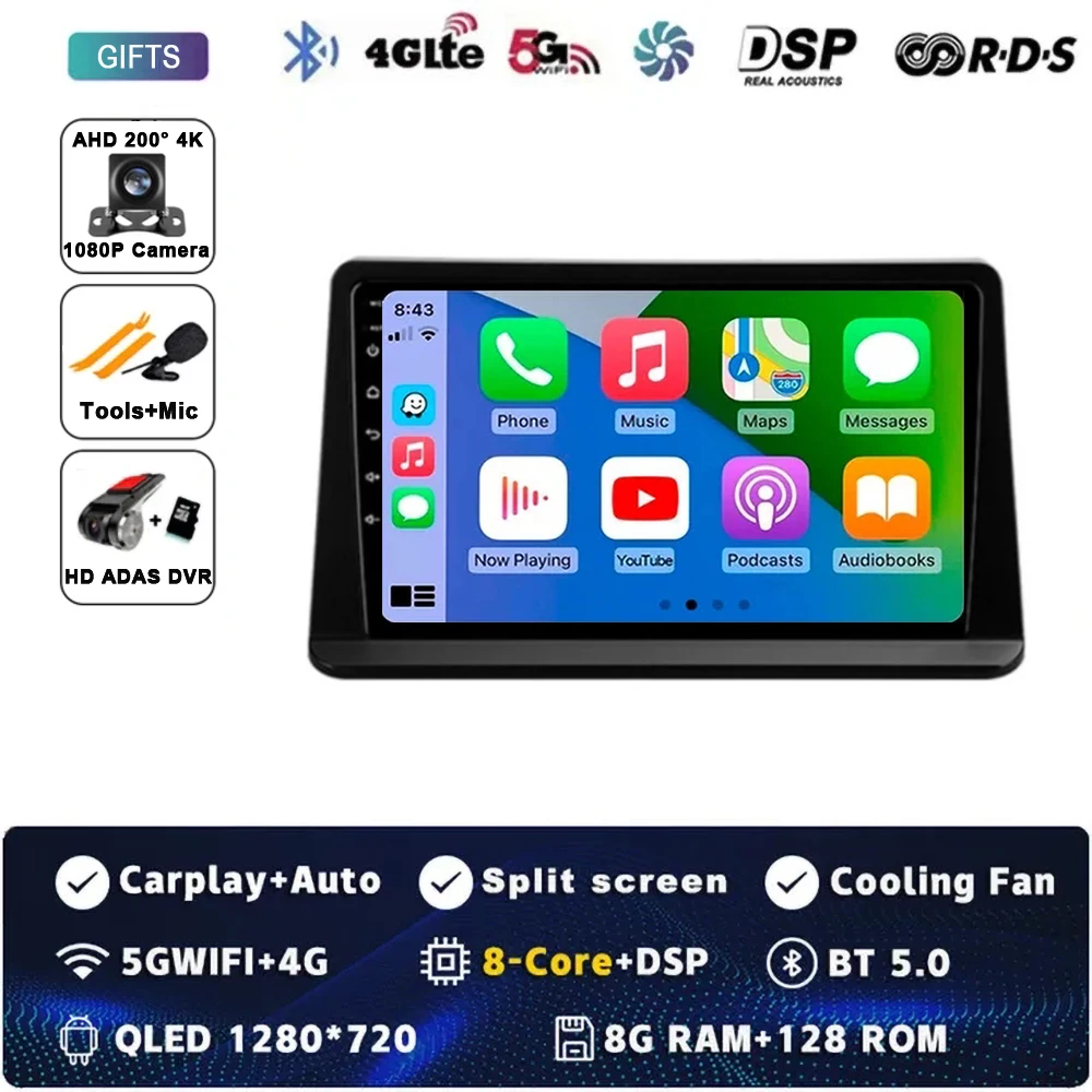 

Android 14 Carplay Auto для Mitsubishi Pajero 2 V30 V40 V20 1991-2004 Автомобильный радиоприемник Мультимедийный видеоплеер Навигация GPS WIFI 4G