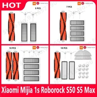 xiaomi mijia 1s 1st roborock s50 s5 max s6 maxv s6 pure hepa filter mop cloth main brush accessories robot vacuum cleaner parts