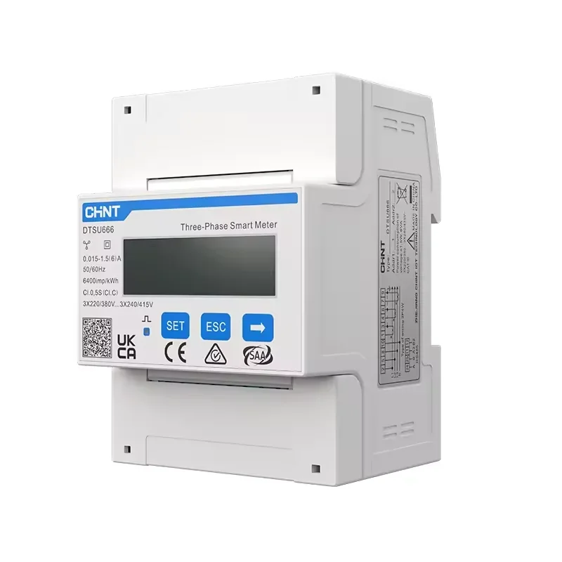 CHINT DDSU666-G 0 015-1 5(6)A Модульный 3-фазный счетчик низкого напряжения Интеллектуальный