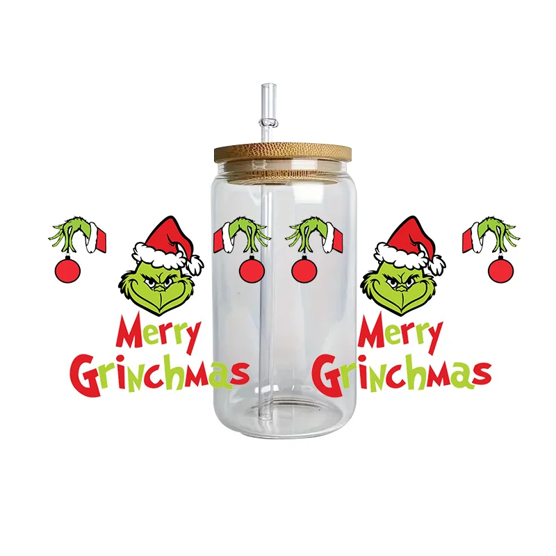 

Зеленые 3D наклейки для чашек Libbey