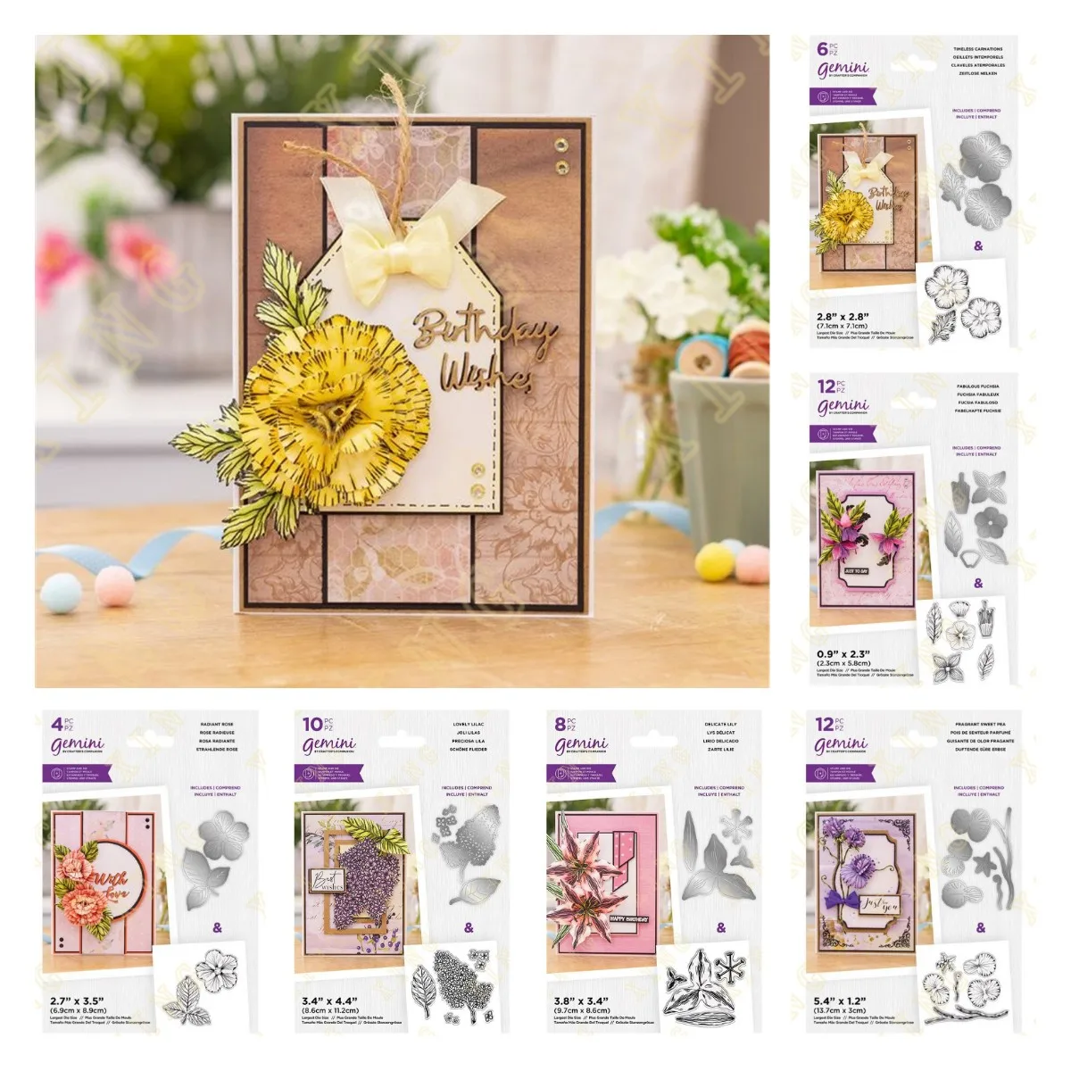 

Fragrant Pea Carnations Fuchsia Lilac Lily Rose Metal Cutting Dies Stamps Scrapbook Diary Secoration Embossing Template 2022 New