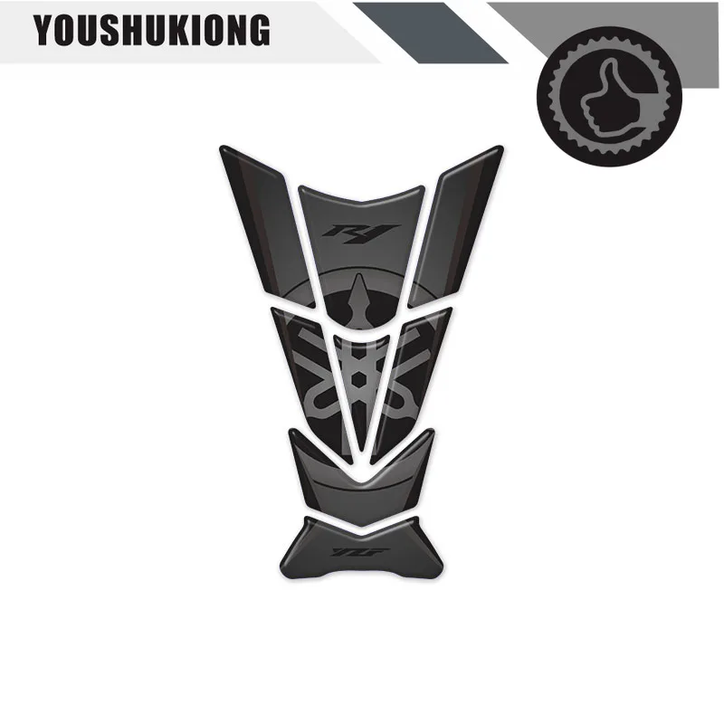 

R1 наклейка на бак мотоцикла, протектор, наклейки, чехол для Yamaha YZF-R1 r1 Tankpad 3D, карбоновый вид