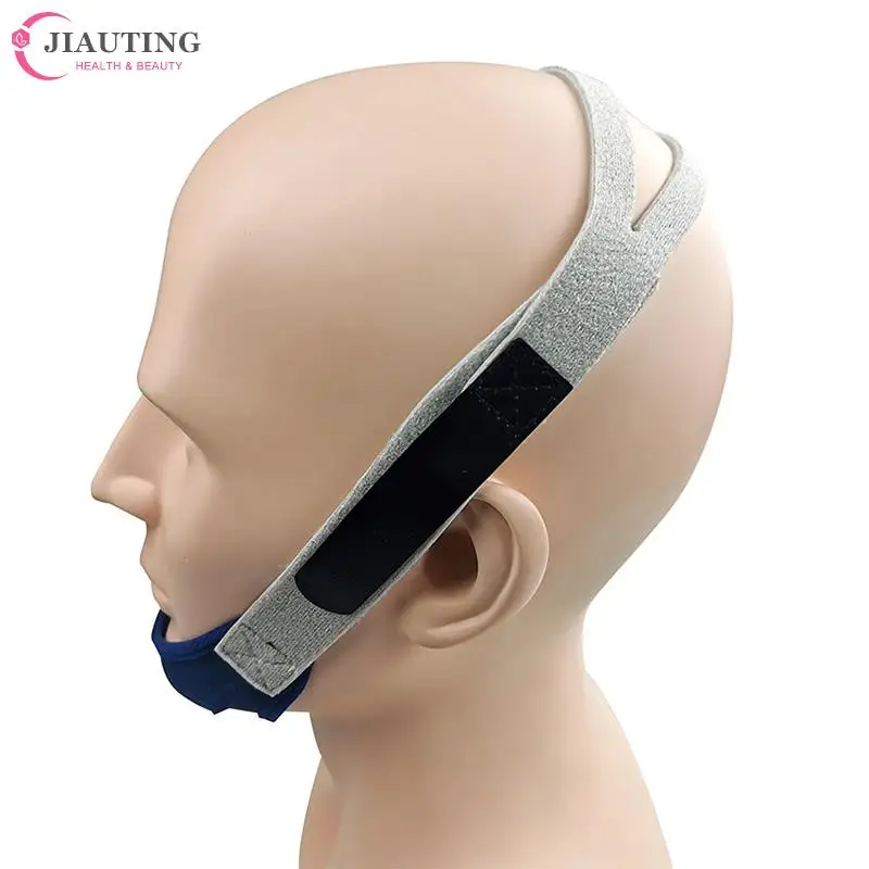 

Anti Snore Chin Strap Nylon Elastic Breathable anti-Snoring Chin Belt Mouth Breathing Band Apnea Belt Improve Sleeping Care Tool