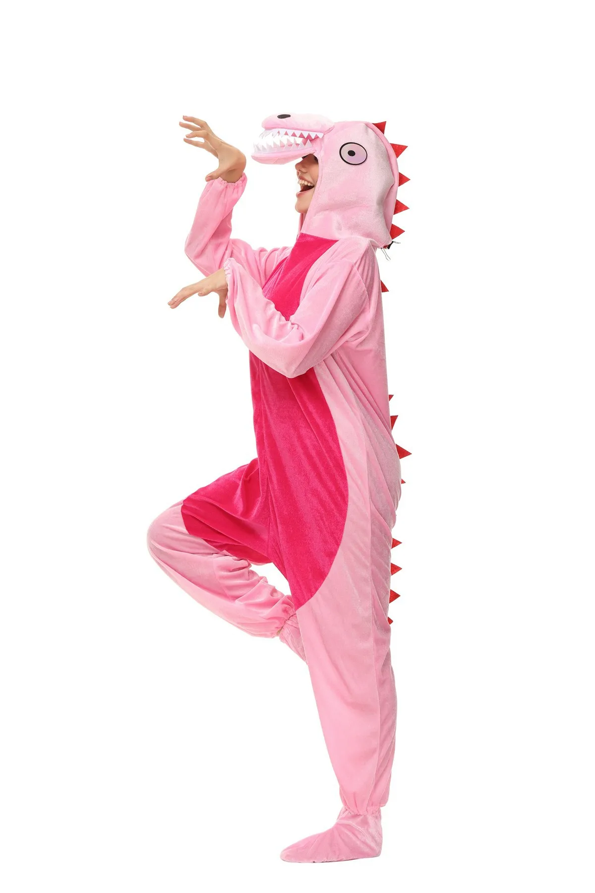 Парк развлечений детский косплей розовый комбинезон с динозавром костюмы