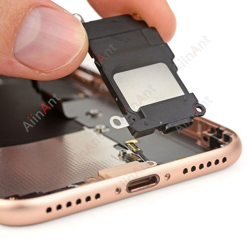 Фото OEM-наклейка + гибкий шлейф для iPhone 11 Pro X Xr Xs Max 6 6s 7 8 Plus SE, нижний динамик, зуммер, громкоговоритель, гибкий кабель №2