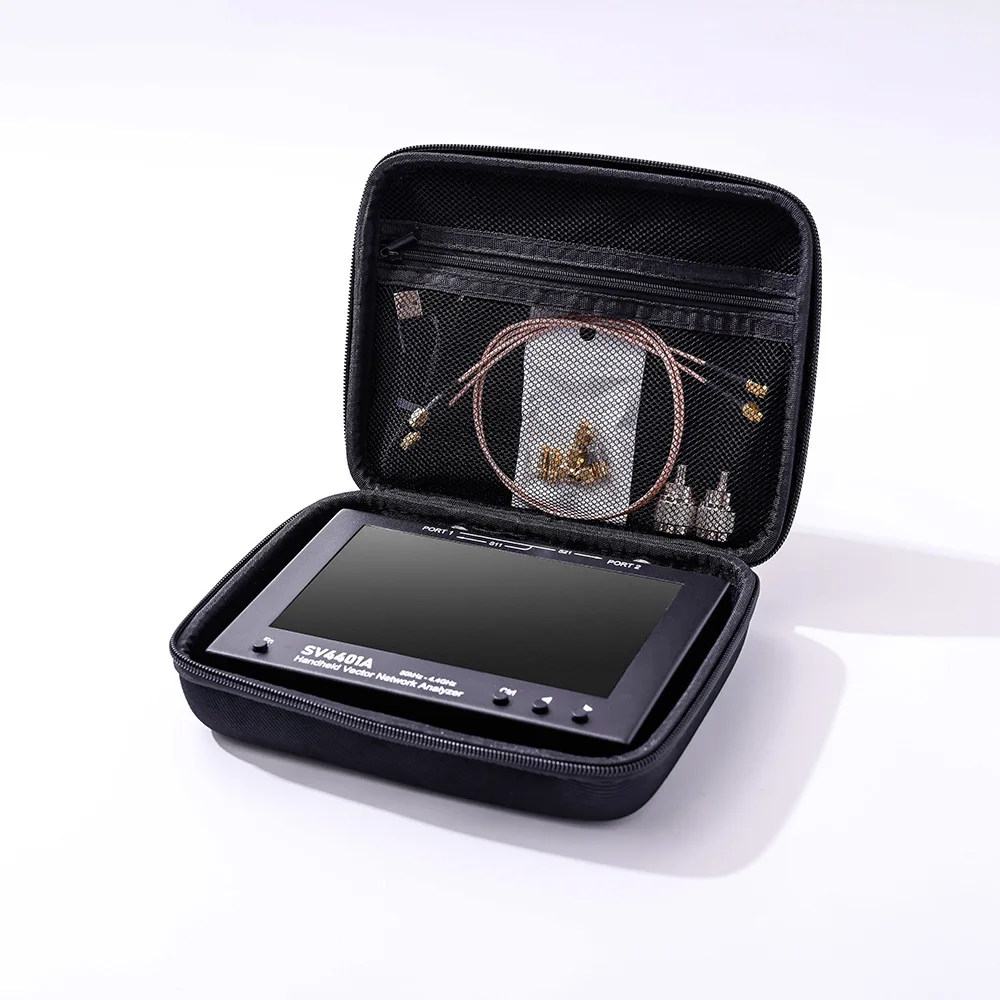 

SV4401A Vector Network Analyzer 50KHz-4.4GHz 7inch LCD display 100db N anoVNA antenna analyzer