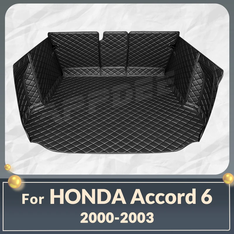

Автомобильный коврик для багажника с полным покрытием для HONDA Accord 6 2000-2003 02 01, автомобильный коврик для багажника, подкладка для груза, защитные аксессуары для интерьера