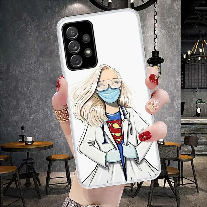 Медицинский чехол для телефона Samsung Galaxy A71 A51 A41 A31 A21S A11 A70 A50 A40 A30 A20E A10S A20S A6 A7 A8 A9 + Soft C