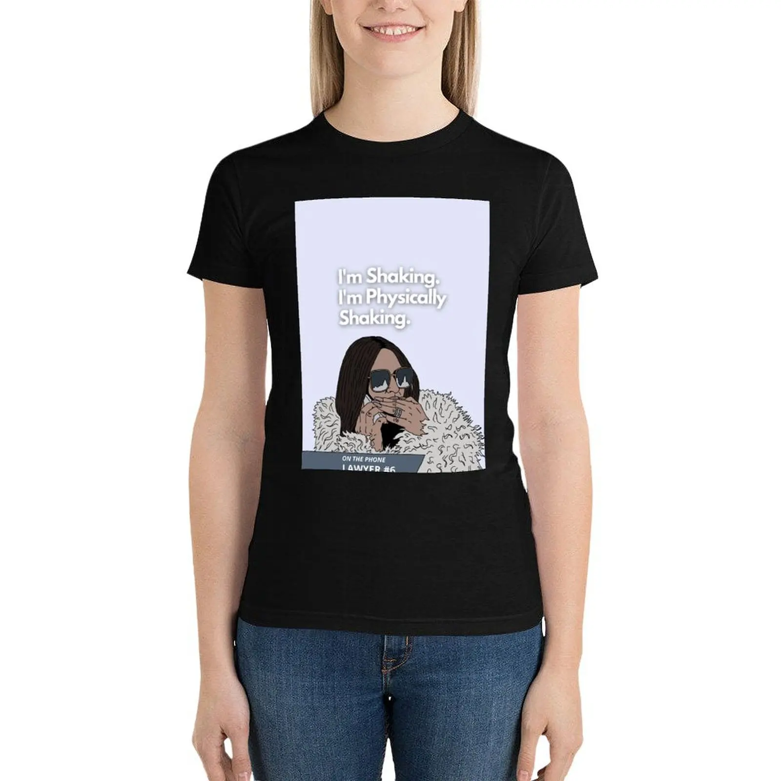 Футболка с надписью I'm Shaking - Lisa Barlow-Реальные Домохозяйки Солт-Лейк Сити-роslc