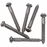 musiclily ultra 30x3 5mm stainless steel tremolo bridge screws for prs style electric guitar original color set of 6
