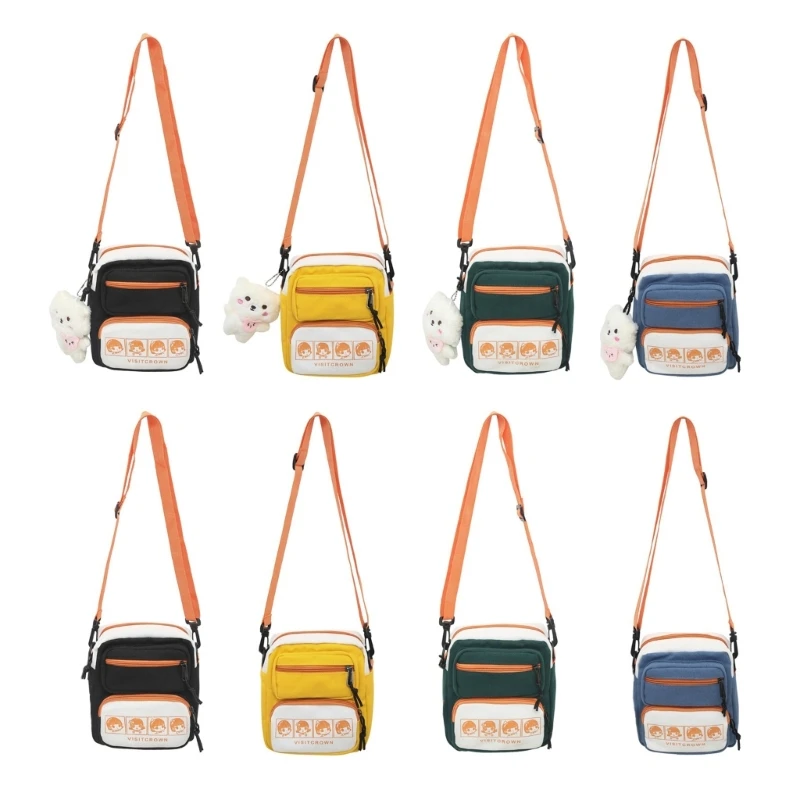

Trendy Canvas Crossbody Bag for Women Versatile Handbag for Shopping School and Travel