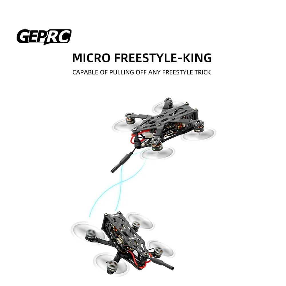 GEPRC SMART16 Фристайл FPV Дрон Caddx Ant камера GR0803-11000KV двигатель стабильный F411 FC для