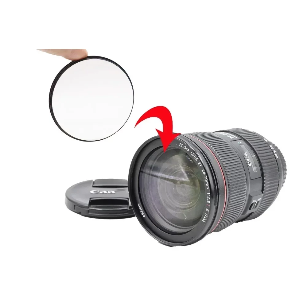 1Pcs NEW EF 24-70 2.8 II Front Lens 1st First Optics Element Glass For Canon 24-70mm F2.8 L USM EF24-70 2.8L F