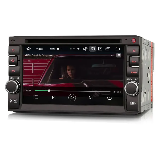 Erisin ES8536U 6 2 &quotAndroid 12.0 IPS Universal Din Car Radio 4G DAB + DSP CAR DVD Player для Nissan Wireless CarPlay &amp Auto