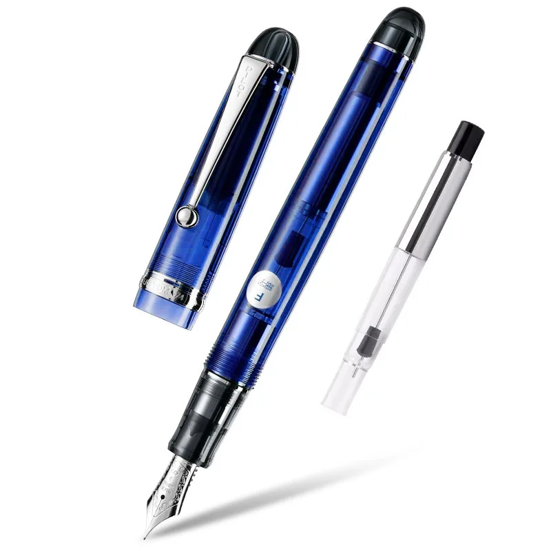 

Pilot Custom 74 прозрачная перьевая ручка с золотым пером