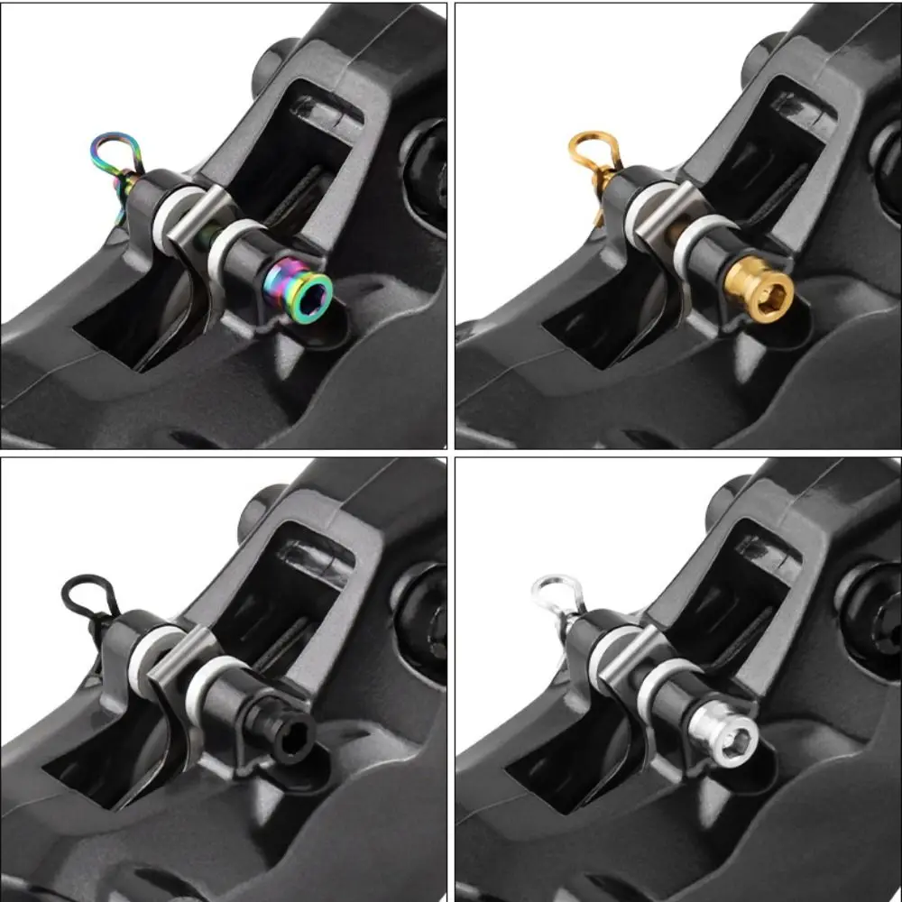 2 шт. Новые титановые винты для велосипедных дисковых тормозов разноцветные