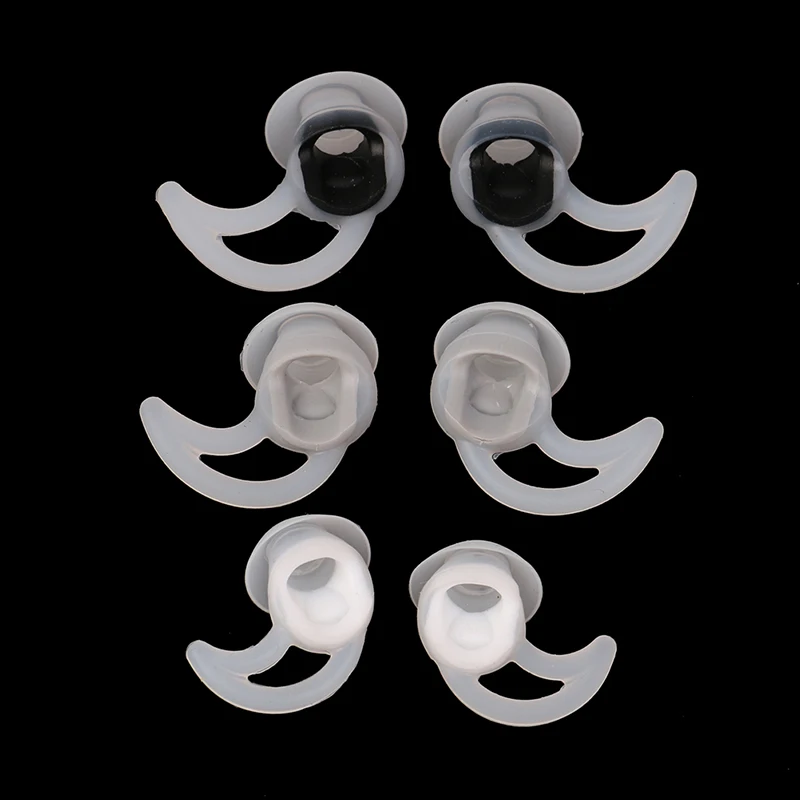 

3 Pairs (S+M+L) Replacement Ear Tips For QC20i QC20 Headphones Headphones Tip Anti-Noise Protection Translucent Ears