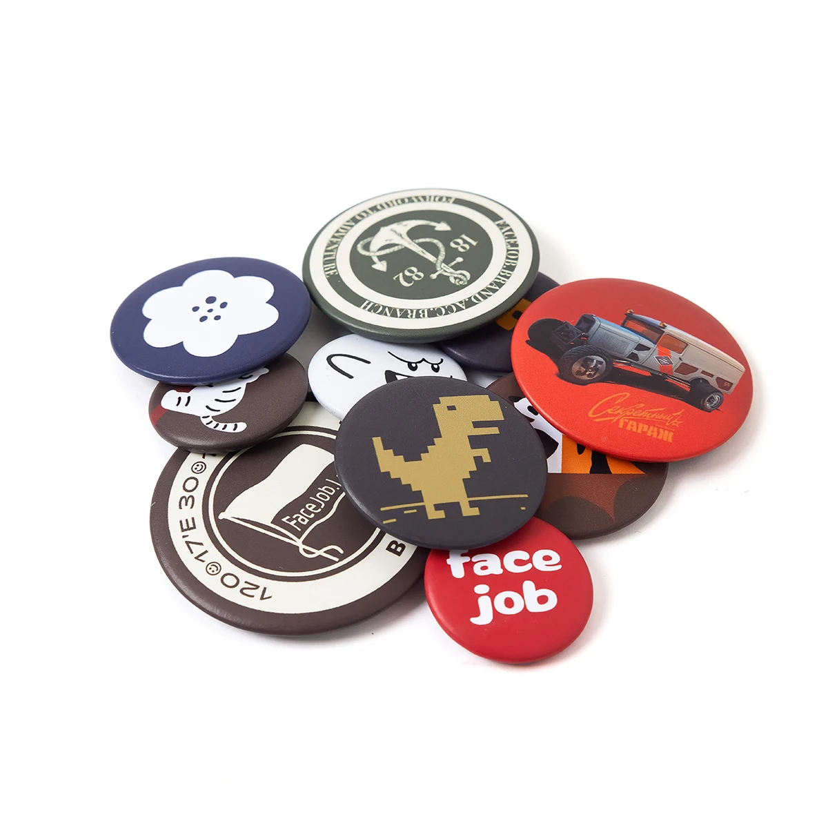 [Luo Yunxi Same Original Accessories] Japan fashion Badge Buckle Brooch Tinplate Cartoon Bag Xun Pin