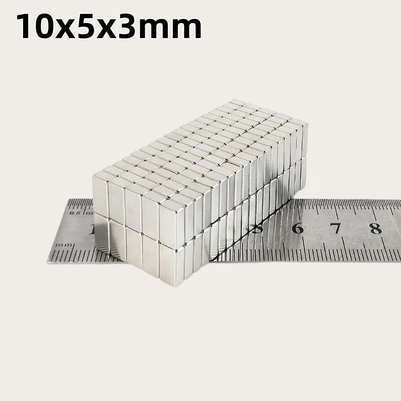 

Мощные магниты 10x5x3 мм