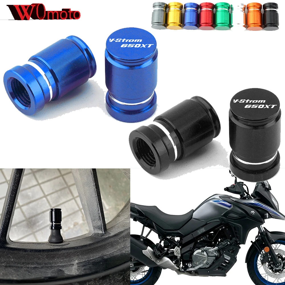 

For SUZUKI V-STROM VStrom650XT VStrom650 ABS DL650 CNC Advture Motorcycle Tire Air Valve Caps Motor Wheel Tyre Dust Stems Covers