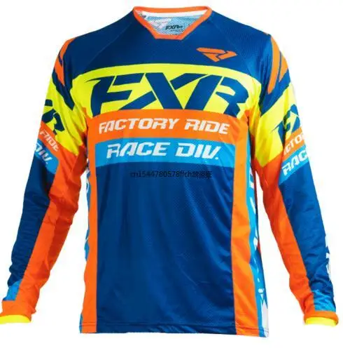 

2022 MTB MotoCross Jersey MX BMX Off-Road Motocicleta De Carreras De Manga Larga Camiseta Para Yamaha Moto GP De Negro