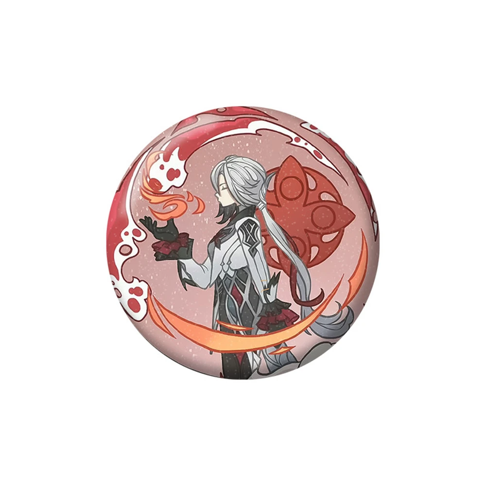 Игра Genshin Impact Summertime Odyssey Fantasia Fatui Lynette Камисато Аяка Косплей Костюм Значок Булавка