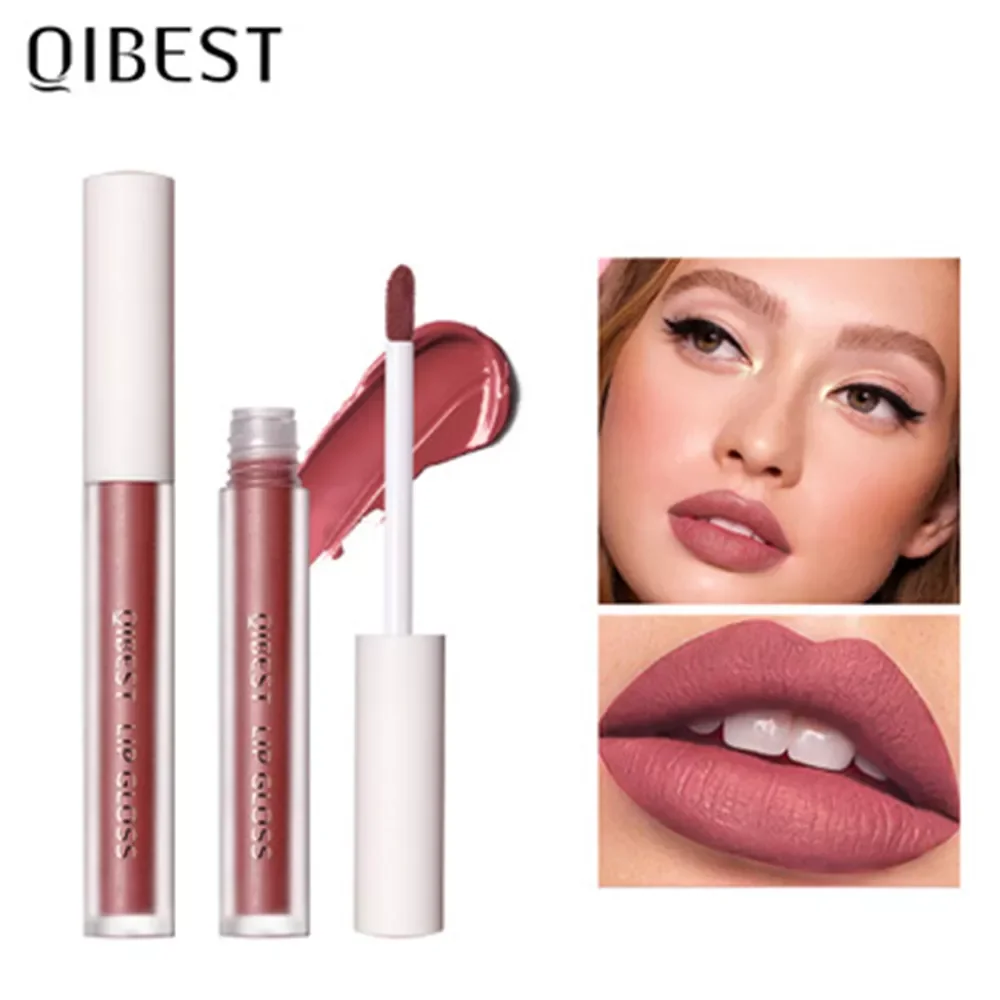 

2022NEW Velvet Matte Lip Gloss Liquid Lipstick Long Lasting No Fading Non-Stick Cup Silky Lip Plumper Gloss Mother's Day Gif