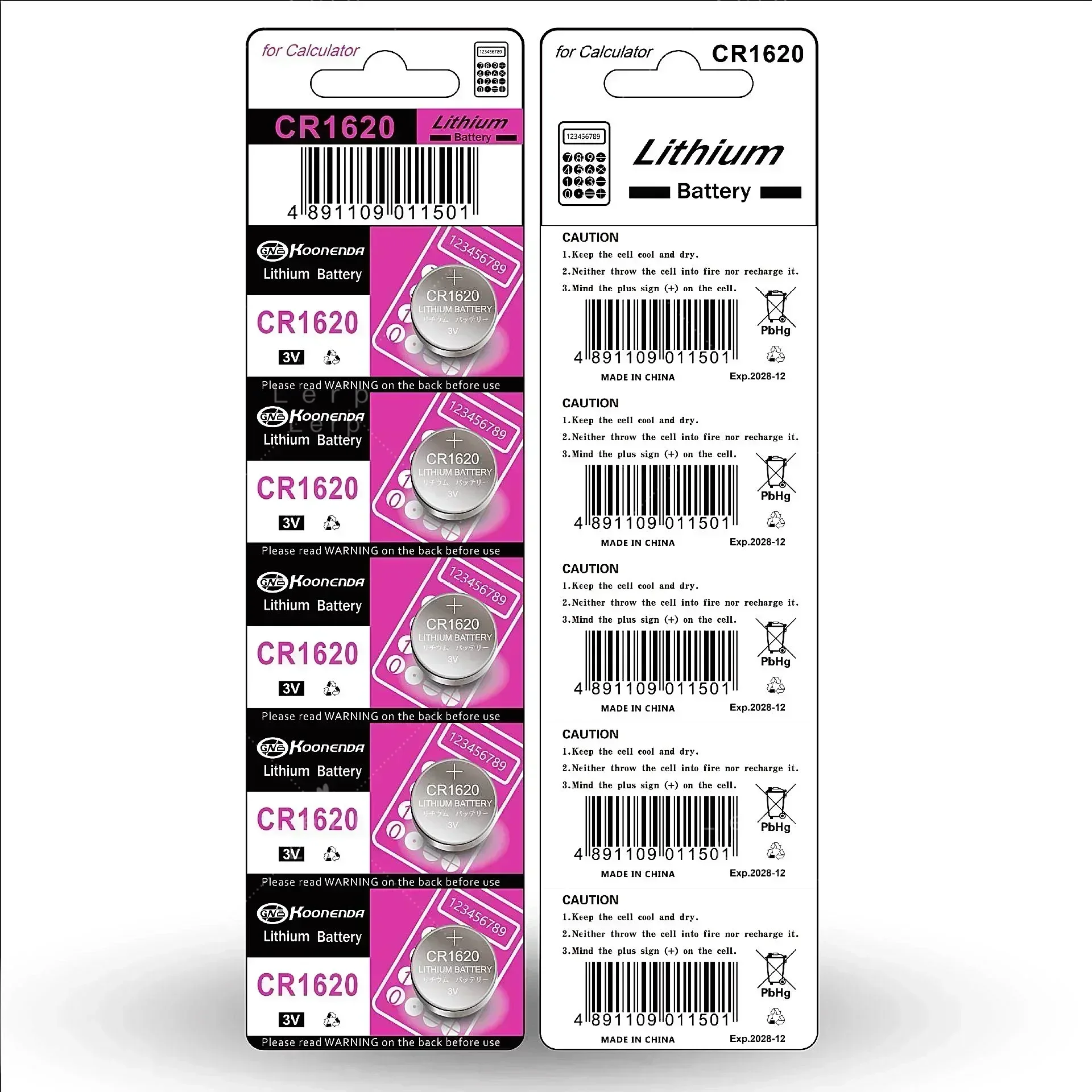 Аккумулятор с ягодом мобильный CR1620 3V контроль распылителя