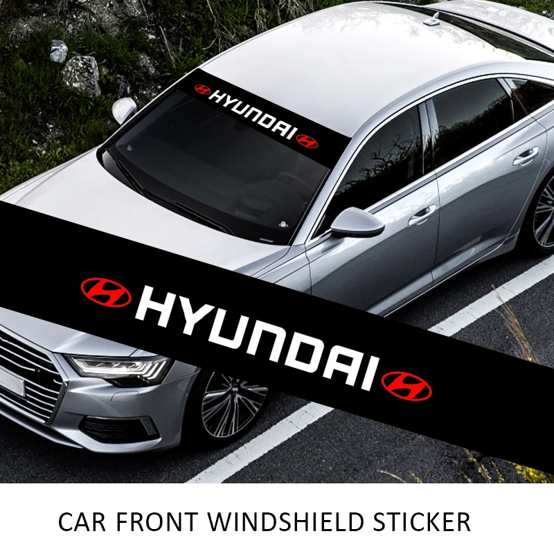 

Creative Car Sticker Car Front Rear Windshield Body Decals Decoration Accessories For Hyundai IX35 IX25 EV Elantra Verna Santafe