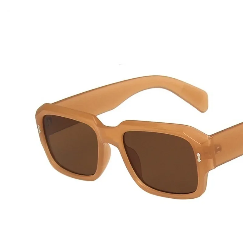 Модные солнцезащитные очки в стиле ретро большого размера черные мужские для