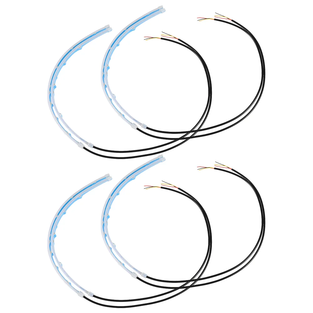

4Pcs Multipurpose Practical Headlight Strip Tubes Flexible Headlight Strips