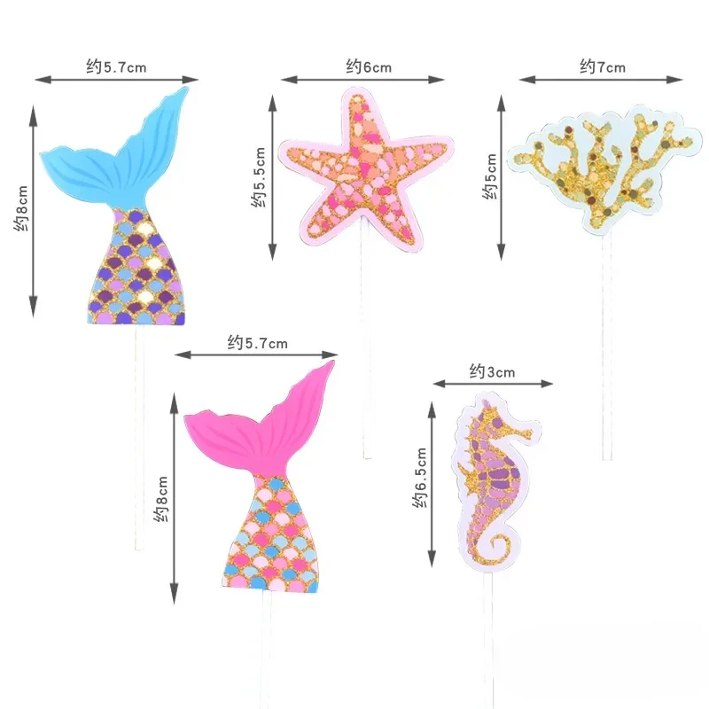 

Топпер для торта "Хвост русалки" MOONBIFFY