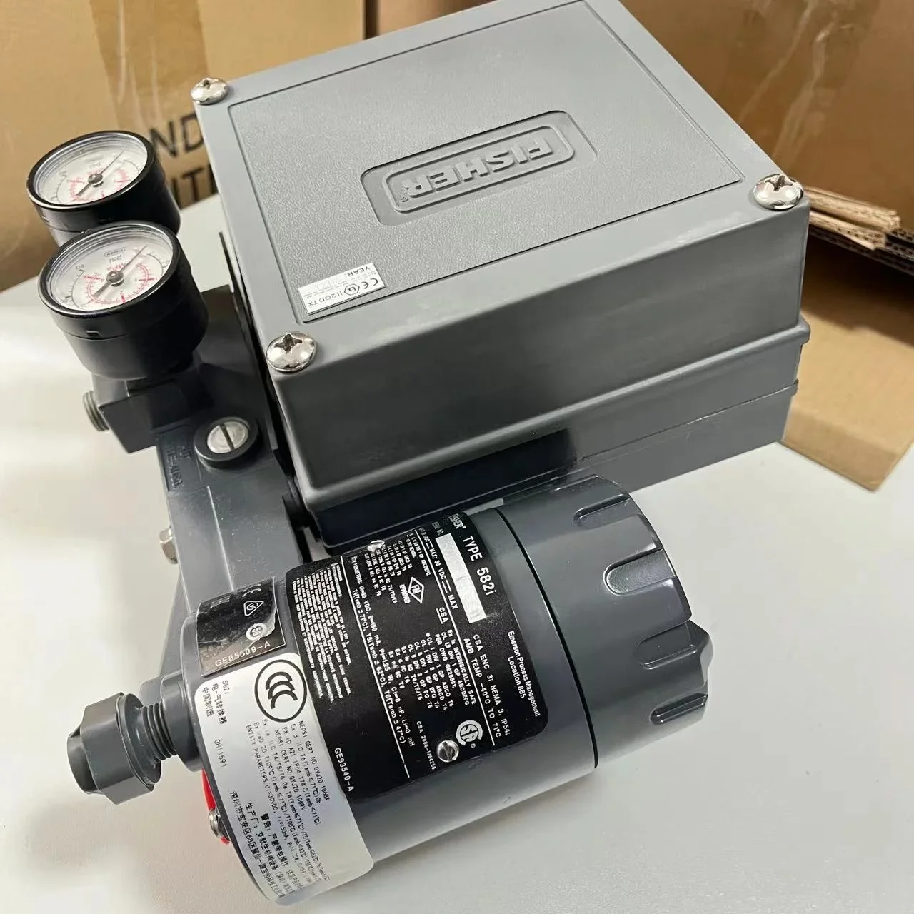 Оригинальный электро-пневматический позиционер Emerson 3582 и 3582i с регулирующим