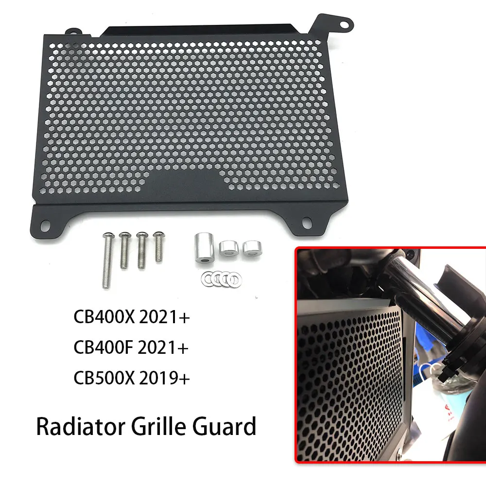 

For Honda CB500X CB400X CB400F Radiator Grille Guard Cover Protector Accessories Oil Cooler Protection Shield Modified Parts