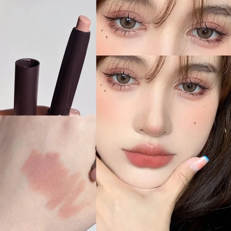 Matte Long Lasting Matte Pink Silkworm Champagne Gold Eyeliner Pen