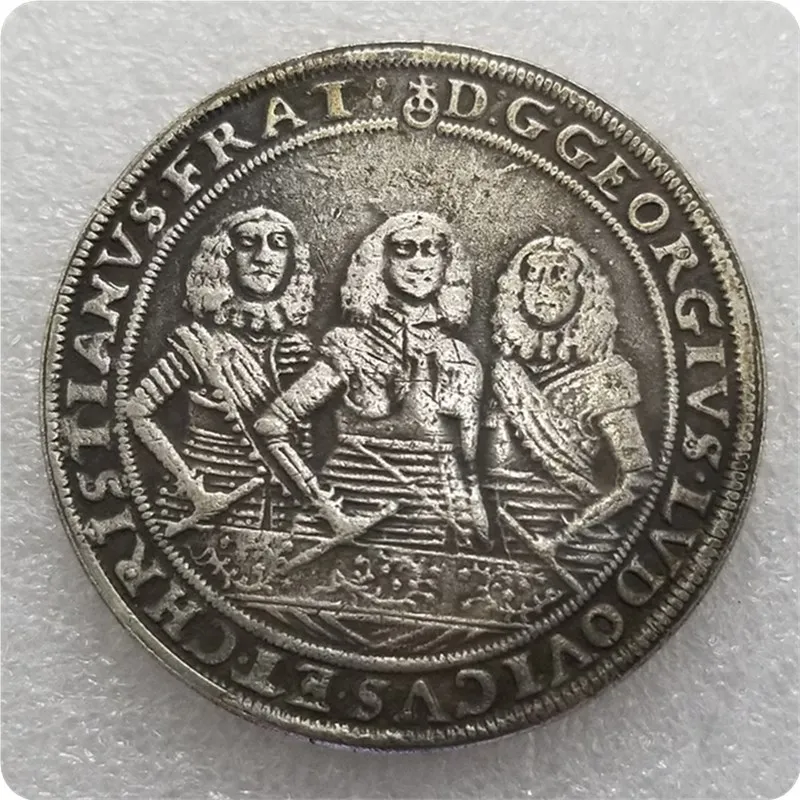 

Russia 1659 Silver-plated Brass Commemorative Collectible Coin Gift Lucky Challenge Coin