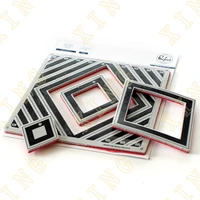 nested diamond silicone stamps diy scrapbook diary decoration embossed paper card album craft template 2022 new arrival