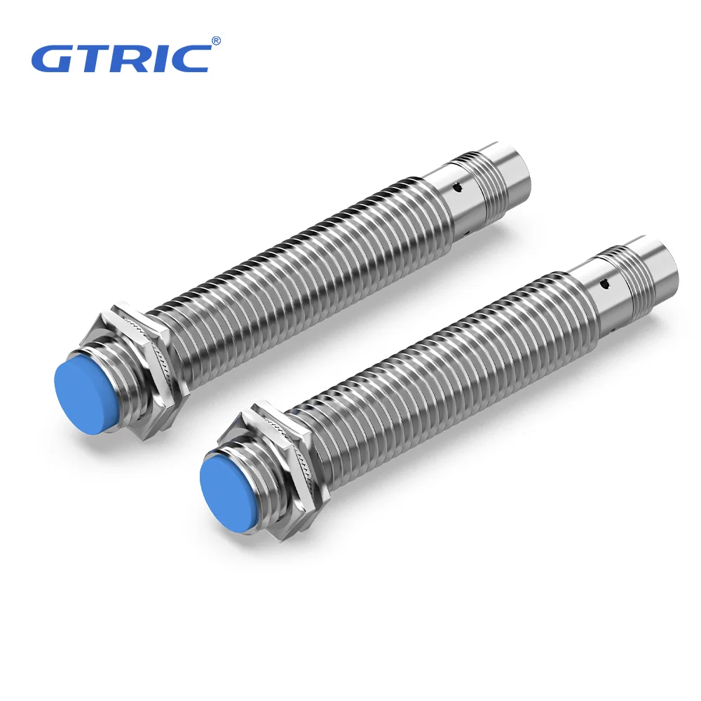 

GTRIC Inductive Proximity Switch Sensor Connector Pluggable M8 Series 3pin 4pin Flush NPN PNP Sensing Distance 2mm 1mm 6-36V DC