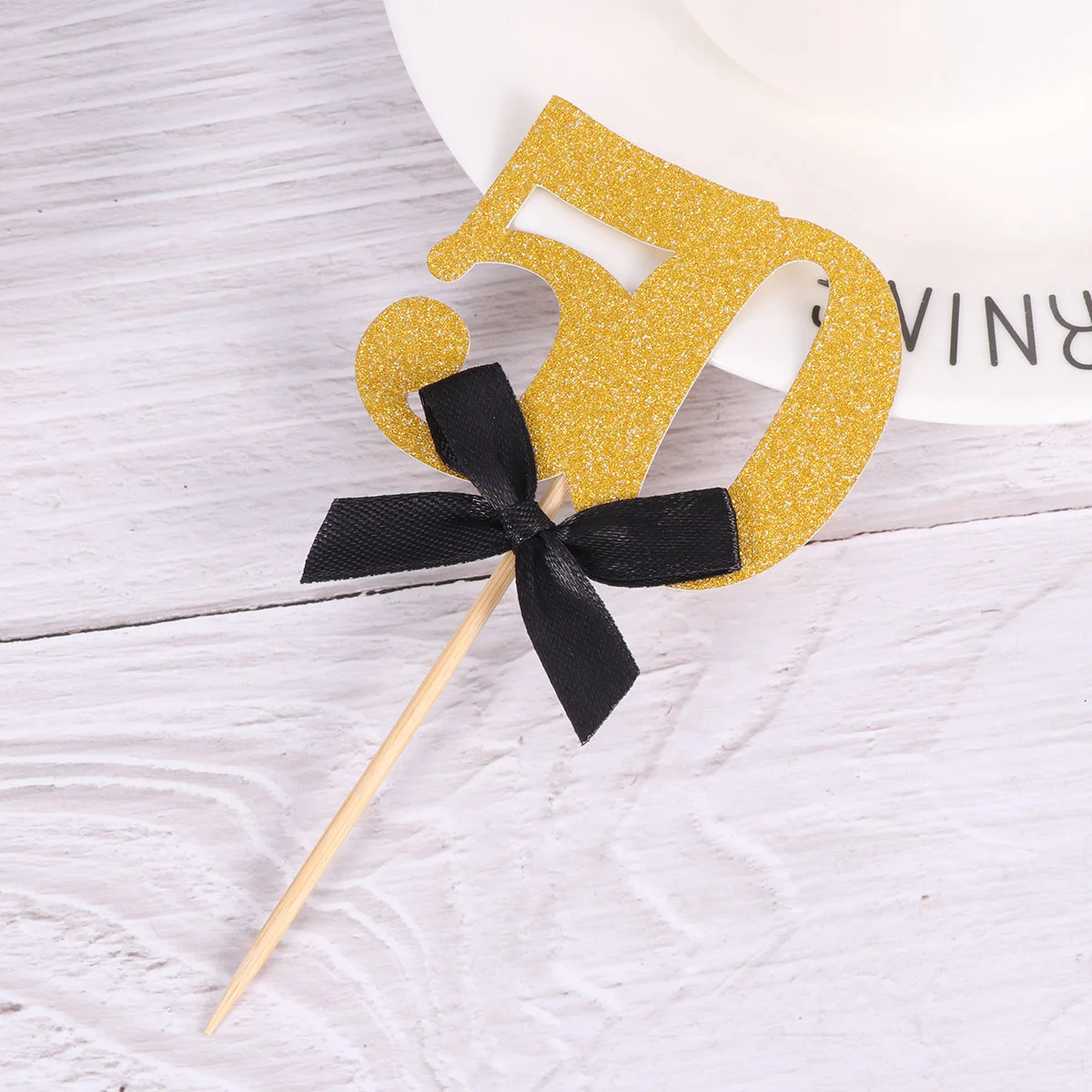 

Birthday 80Th Cupcake Topper Cake Picks 50Th Decorations Party Anniversary Photo Decor Booth Props Stick Favors Supplieshappy