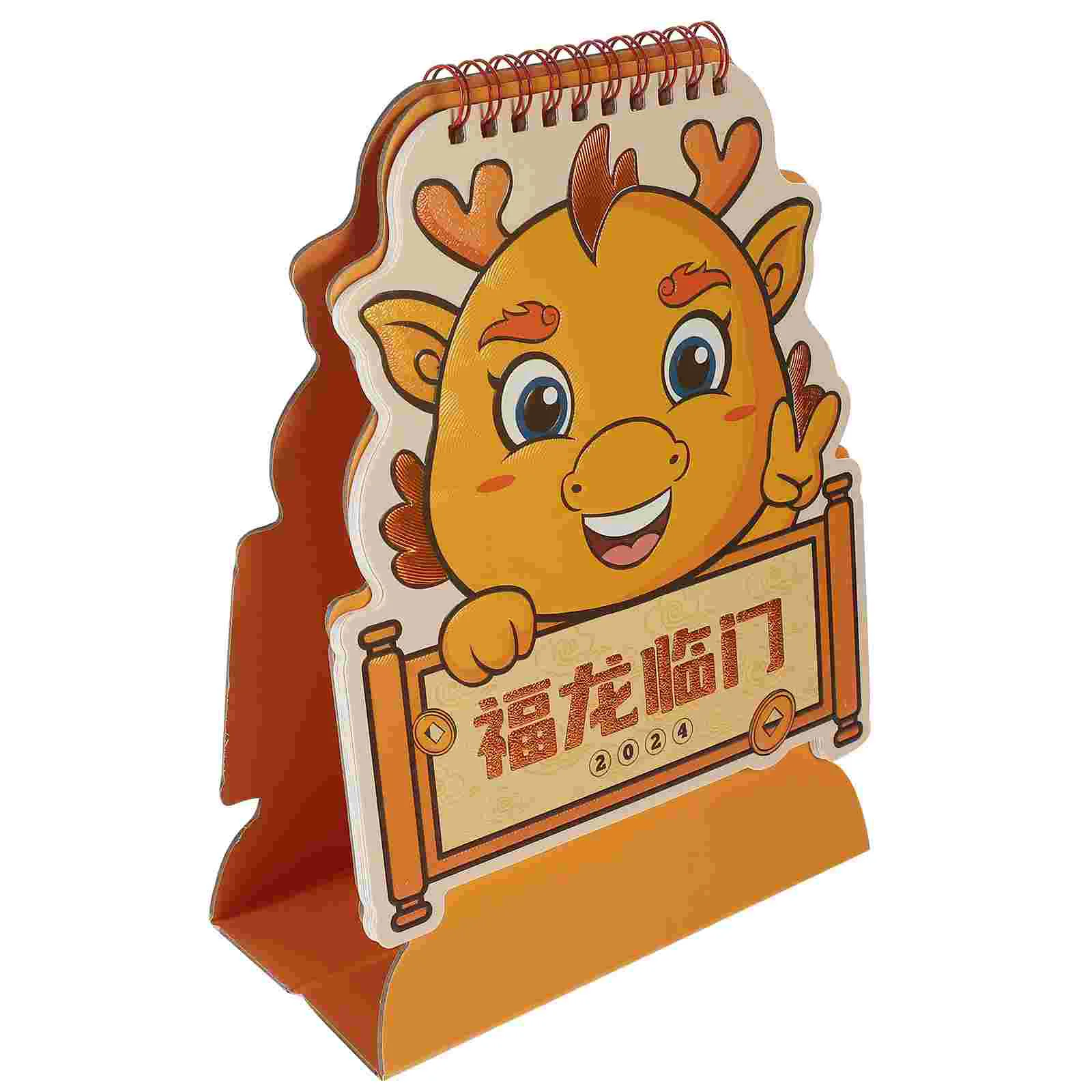 Мультяшный ежемесячный календарь настольный стол для офиса Настольная