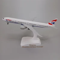 19cm alloy metal air british airways boeing 777 b777 airlines airplane model airways plane model w wheels landing gears aircraft