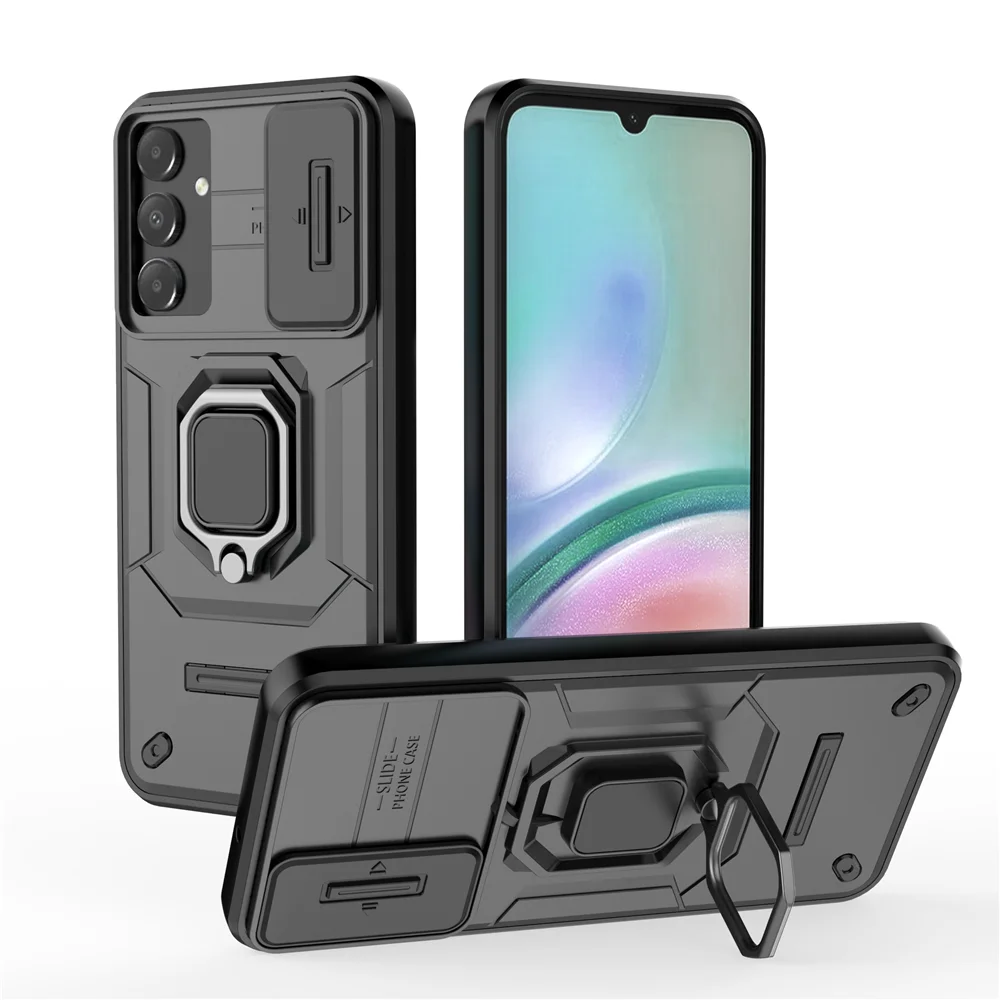 Роскошный чехол с кольцом и передвижным окошком для Samsung Galaxy A15 A25 защитный A 15
