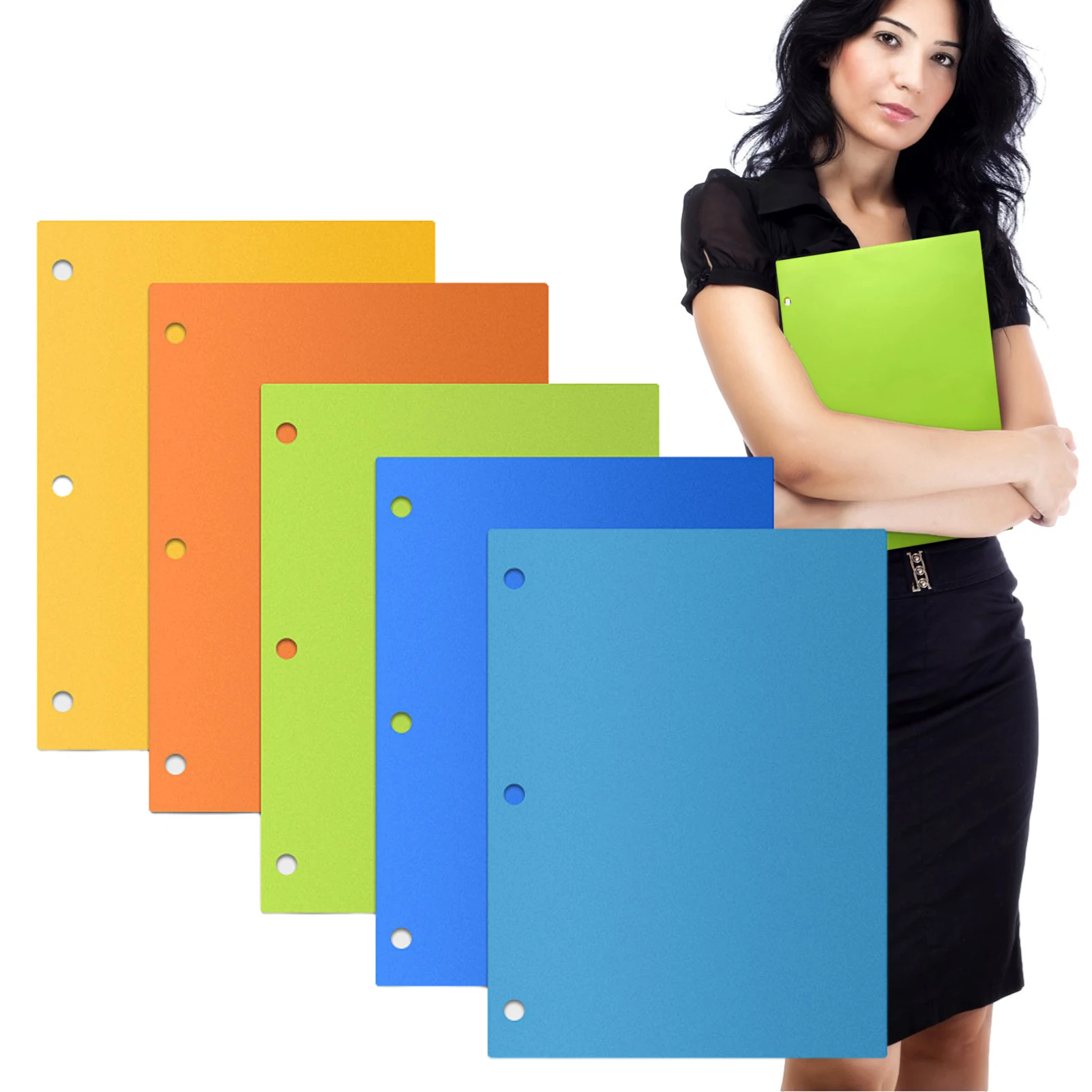 

Folders With Pockets 2 Pockets Folders With 3 Metal Prongs Holds Letter Size Sheets Classroom Connector Folders Easy To Clean &