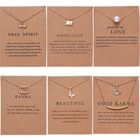 rinhoo butterfly elephant pearl of love gold color pendant necklaces clavicle chains necklace fashion necklace women jewelry