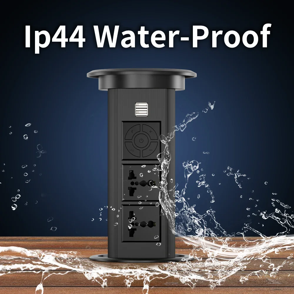 Умная моторизованная всплывающая розетка беспроводное зарядное устройство 15 Вт