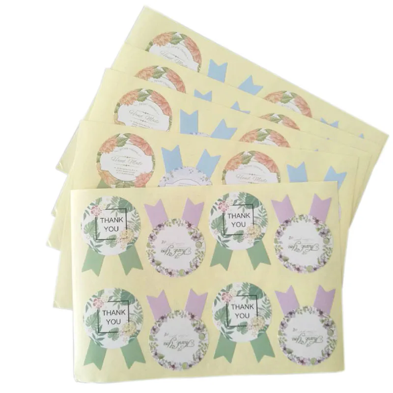 

80 шт./партия, бумажные этикетки в форме медали