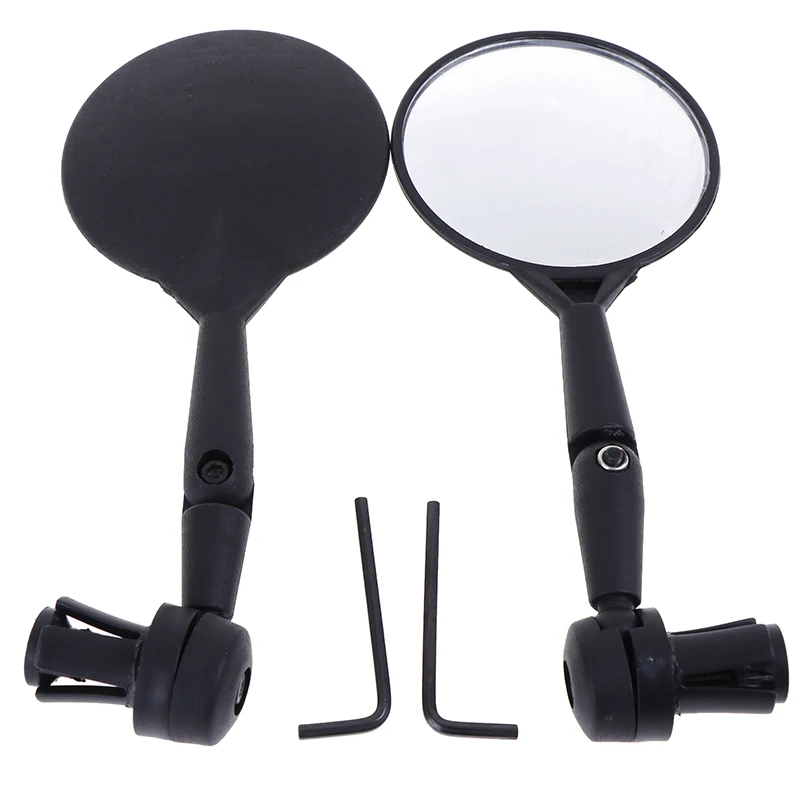 

Bicycle Mirror Bicycle Accessories Handlebar Rearview Mirror Wide-angle Convex Mirror Cycling Silicone Handle