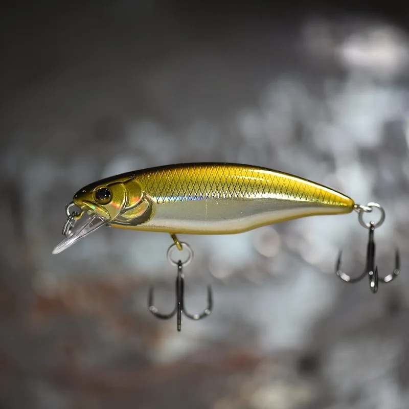 Лучшая цена 2021 года на рыболовные приманки Shone Lures Minnow Crank Fixed Weight Wobbler Bait Isca Artificial, весом 4,5 г и длиной 52 мм.
